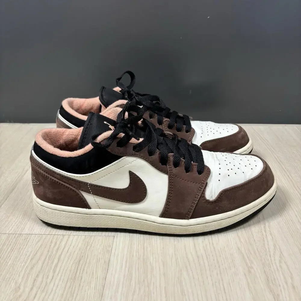 Nike Air Jordan 1 Low Mocha Brown Men’s Size 10 Chocolate Brown Mocha Mousse EUC